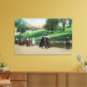 Aussicht auf die Pilgerprozession Leinwanddruck (Insitu (Wohnzimmer))