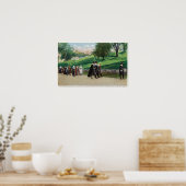 Aussicht auf die Pilgerprozession Poster (Küche)