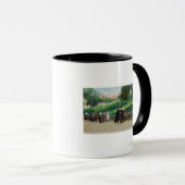 Aussicht auf die Pilgerprozession Tasse (VorderseiteRechts)