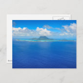 Aussicht auf die Postkarte von Bora Bora (Vorne/Hinten)