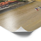 Aussicht auf die Prager Burg und Stadt durch Molda Fotodruck (Ecke)