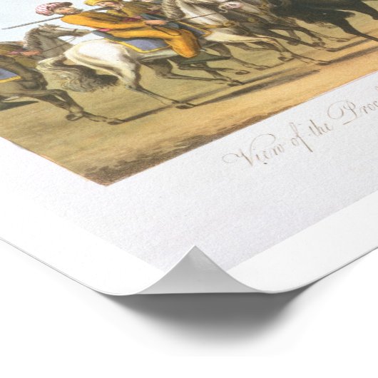 Aussicht auf die Prozession der Vorbereitung des H Poster (Ecke)