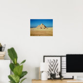 Aussicht auf die Pyramiden Poster (Heimbüro)
