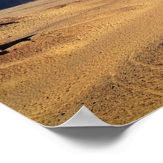 Aussicht auf die Pyramiden von Cheops Poster (Ecke)