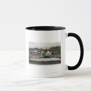 Aussicht auf die Quellen und die Stadt Tasse