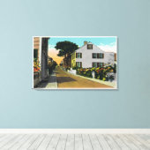 Aussicht auf die Quince Street Leinwanddruck (Insitu (Holzboden))