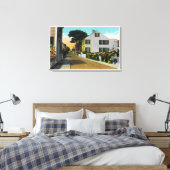 Aussicht auf die Quince Street Leinwanddruck (Insitu (Schlafzimmer))