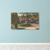 Aussicht auf die Residenz von Eleanor Powell Leinwanddruck (Insitu (Holzboden))