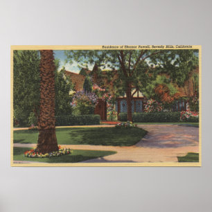 Aussicht auf die Residenz von Eleanor Powell Poster