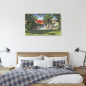 Aussicht auf die Residenz von Robert Taylor Leinwanddruck (Insitu (Schlafzimmer))