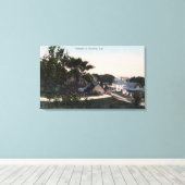 Aussicht auf die Residenzen Oroville, CA Leinwanddruck (Insitu (Holzboden))