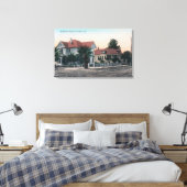 Aussicht auf die Residenzstraße, Kind auf dem Fahr Leinwanddruck (Insitu (Schlafzimmer))