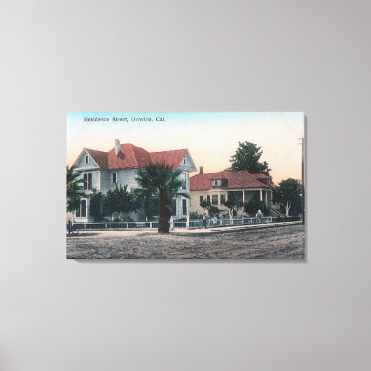 Aussicht auf die Residenzstraße, Kind auf dem Fahr Leinwanddruck (Vorderseite)