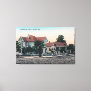 Aussicht auf die Residenzstraße, Kind auf dem Fahr Leinwanddruck