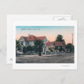 Aussicht auf die Residenzstraße, Kind auf dem Fahr Postkarte (Vorne/Hinten)