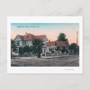 Aussicht auf die Residenzstraße, Kind auf dem Fahr Postkarte