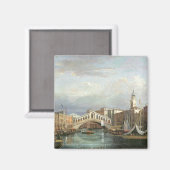 Aussicht auf die Rialto-Brücke in Venedig Magnet (Vorderseite/Rückseite)