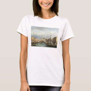 Aussicht auf die Rialto-Brücke in Venedig T-Shirt