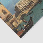 Aussicht auf die Riva degli Schiavoni Venedig Seidenpapier (Ausschnitt)