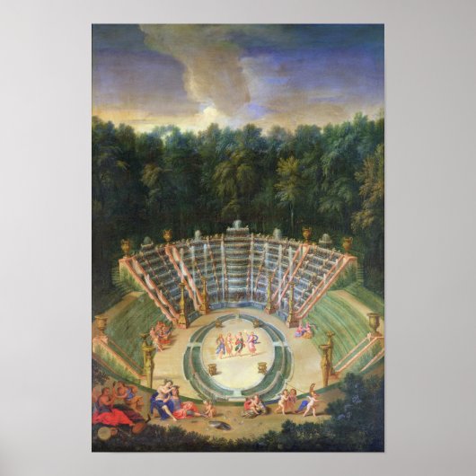 Aussicht auf die Salle de Bal Poster (Vorne)