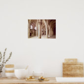 Aussicht auf die Salle des Chevaliers Poster (Küche)