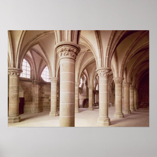 Aussicht auf die Salle des Chevaliers Poster (Vorne)