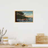 Aussicht auf die Schatzinsel Poster (Küche)