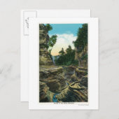 Aussicht auf die Schlucht des Südens Postkarte (Vorne/Hinten)