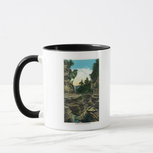 Aussicht auf die Schlucht des Südens Tasse (Links)