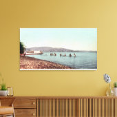 Aussicht auf die Schwimmer am Pirates CoveClear La Leinwanddruck (Insitu (Wohnzimmer))