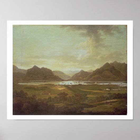 Aussicht auf die Seen und Berge von Killarney, Ire Poster (Vorne)