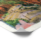 Aussicht auf die Sentinels Poster (Ecke)