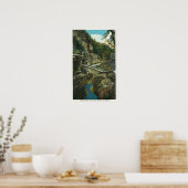 Aussicht auf die Sentry Bridge und den Obertunnel Poster (Küche)