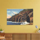 Aussicht auf die sieben Höhlen Leinwanddruck (Insitu (Wohnzimmer))