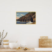 Aussicht auf die sieben Höhlen Poster (Küche)