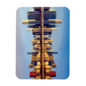 Aussicht auf die Skyline von Chicago mit Reflexion Magnet (Vertikal)