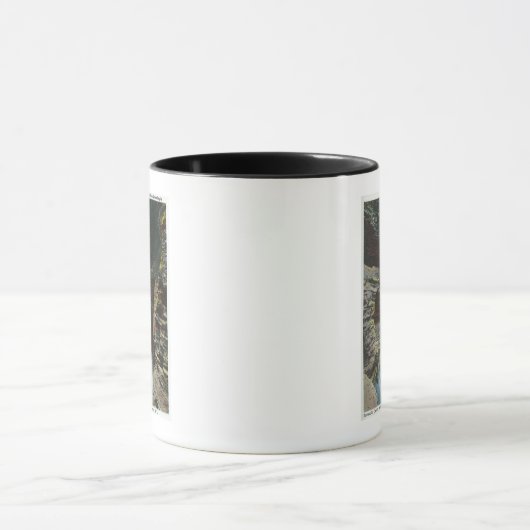 Aussicht auf die spektakuläre Cavern Cascade Tasse (Zentrum)