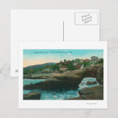 Aussicht auf die Sphinx Head CaveLa Jolla, CA Postkarte (Vorne/Hinten)