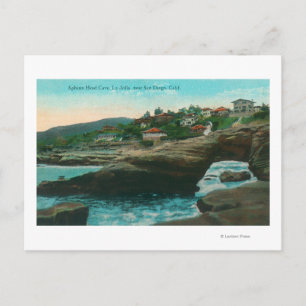 Aussicht auf die Sphinx Head CaveLa Jolla, CA Postkarte