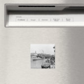 Aussicht auf die Spree, Berlin, c.1910 Magnet (In Situ (Geschirrspüler))
