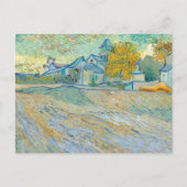 Aussicht auf die St. Paul Kirche | Vincent van Gog Postkarte (Vorderseite)