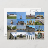 Aussicht auf die Stadt Berlin in Deutschland Postkarte (Vorne/Hinten)