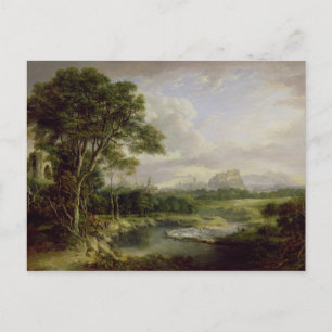 Aussicht auf die Stadt Edinburgh, c.1822 (Öl auf C Postkarte