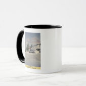 Aussicht auf die Stadt im Winter Tasse (Vorderseite Links)