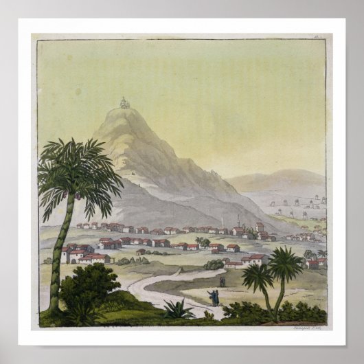 Aussicht auf die Stadt Lima, Peru, von Le Cos Poster (Vorne)