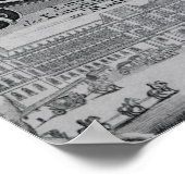 Aussicht auf die Stadt Madrid Poster (Ecke)