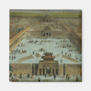 Aussicht auf die Stadt Peking aus dem Süden (e Magnet