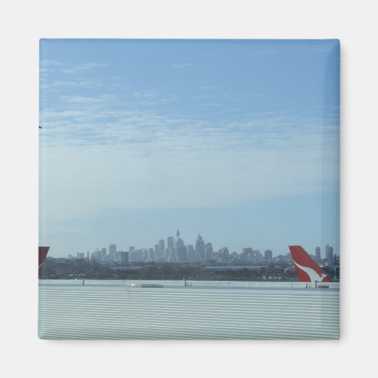 Aussicht auf die Stadt Perth vom Flughafen Magnet (Vorne)