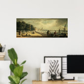 Aussicht auf die Stadt Poster (Heimbüro)