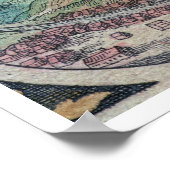 Aussicht auf die Stadt Potosi, Bolivien, mit ihrem Poster (Ecke)